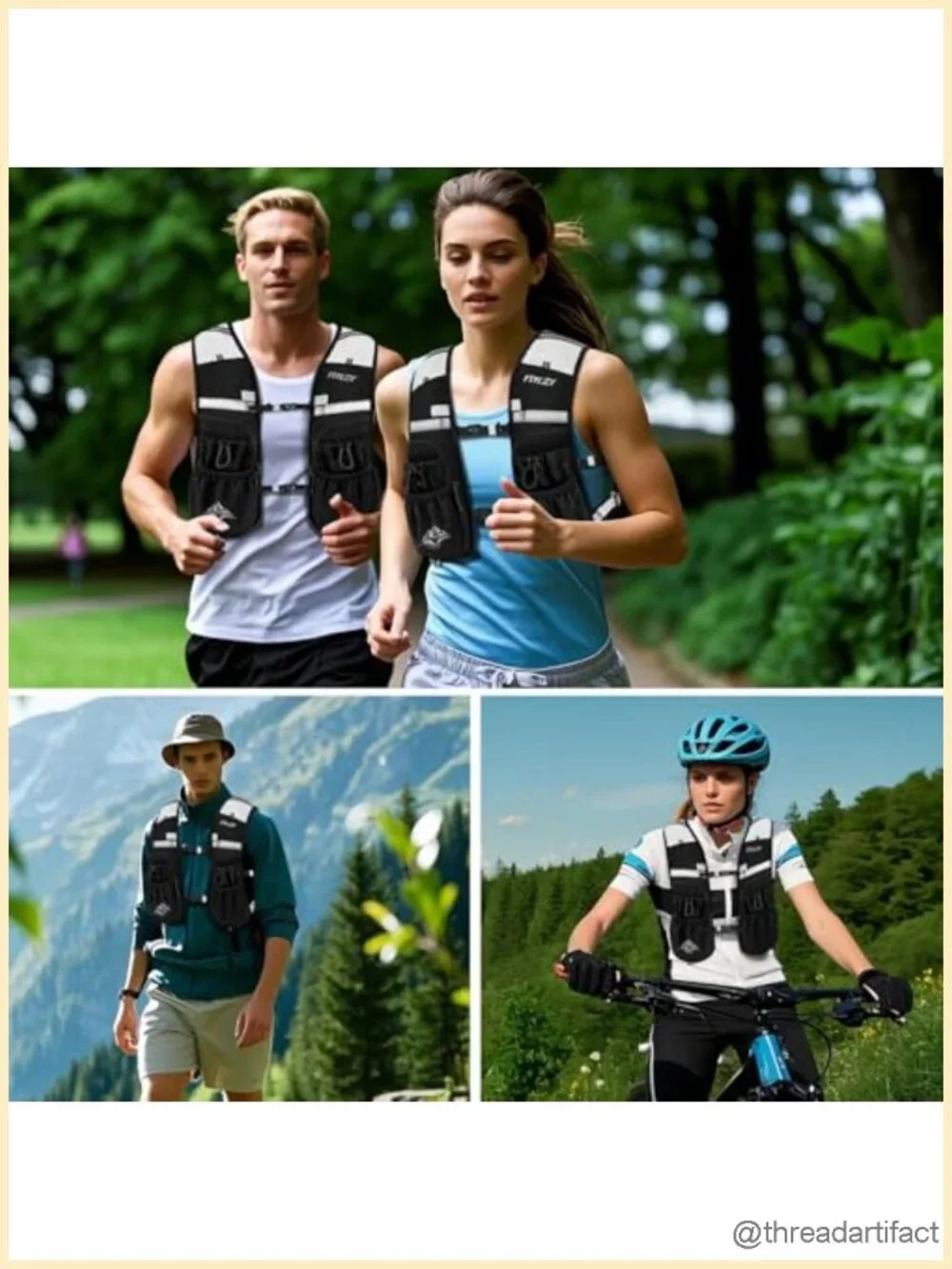 5L Hydration Backpack Running Vest, Zero-Bounce Adjustable Vest for Marathon,